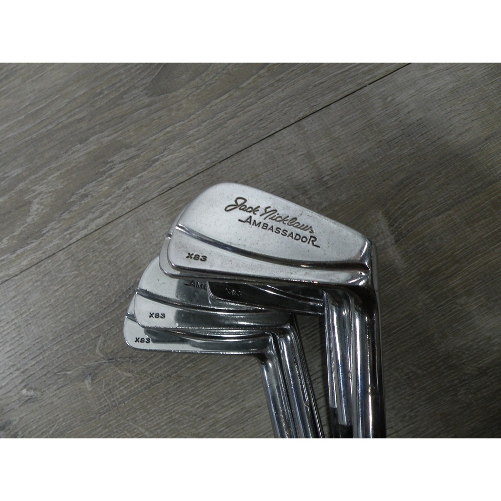 Vintage MacGregor Jack Nicklaus AMBASSADOR X63 Iron Set 2-7 Right Handed Steel